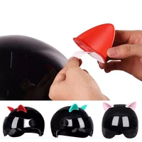 2pcs cute cat ears car motorcycle helmet sticker cat ears women helmet decoration 3d cute small accessories