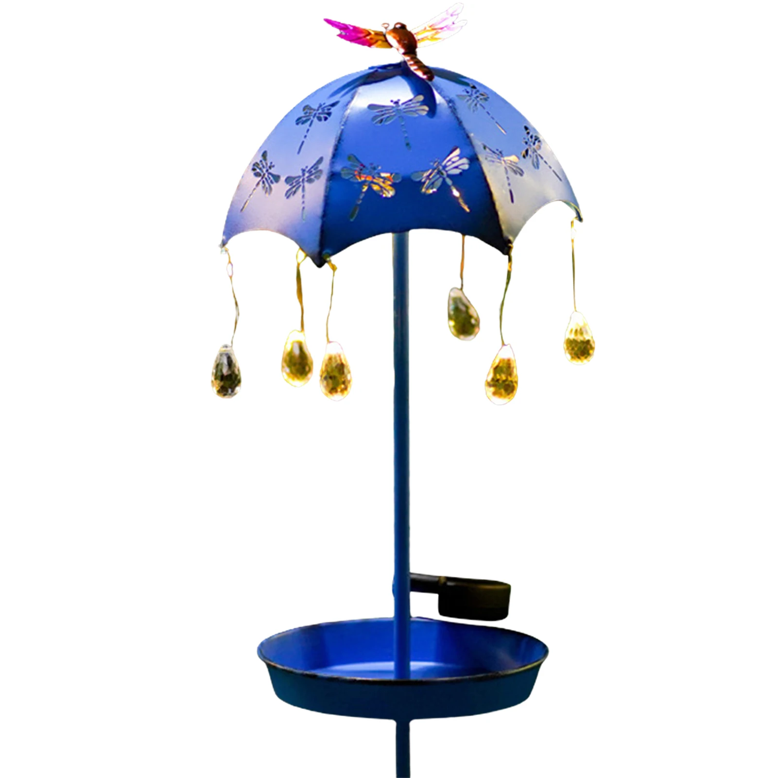 

Solar Powered Bird Feeder Iron Metal Bird Feeders For Outside Wild Birds Outdoor Decorative Lamp Metal Bird Feeder For Bird