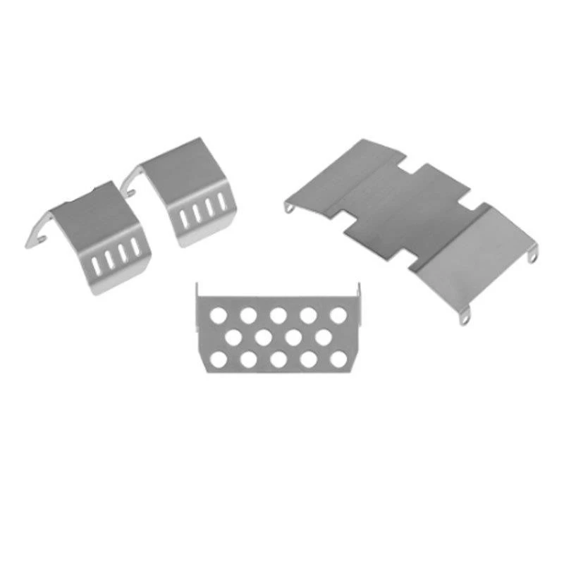 

Для Axial Scx10 II 90046 47 90059 60 металлическая защита корпуса Передняя защитная пластина Защита оси