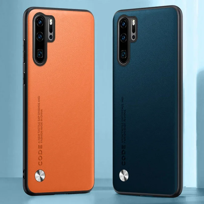 Силиконовый чехол с полной защитой для телефона Huawei P30 Pro роскошный из