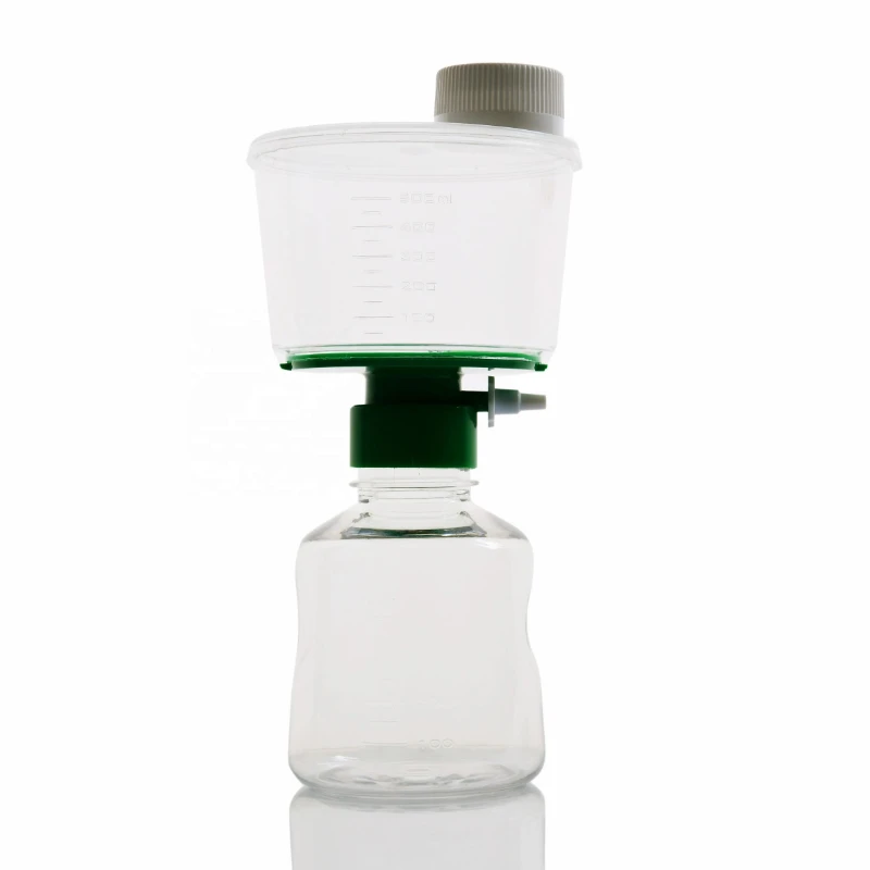 

laboratory plastic PS Sterile sterilized by radiation individually packed disposable vacuum filter unit Laboratory filters