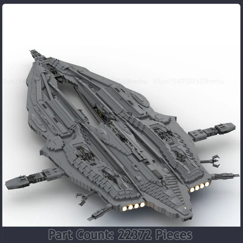 UCS Space MOC Строительные блоки Wraith Улей Корабль Космический корабль Технология
