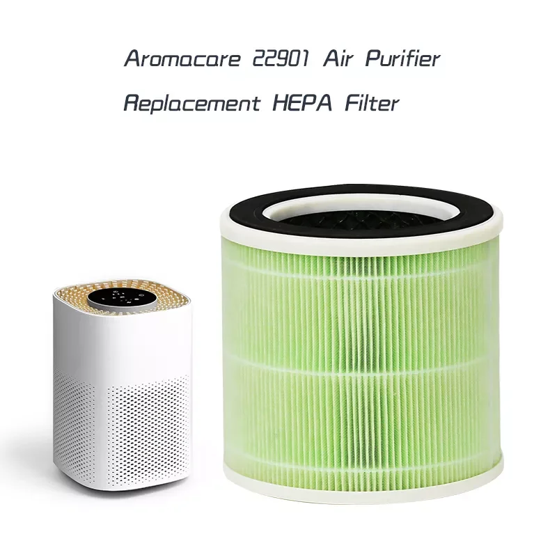 

Aromacare 22901 Air Purifier Replacement Filter 3-in-1 Pre-Filter HEPA Filter High-Efficiency Activated Carbon Filter