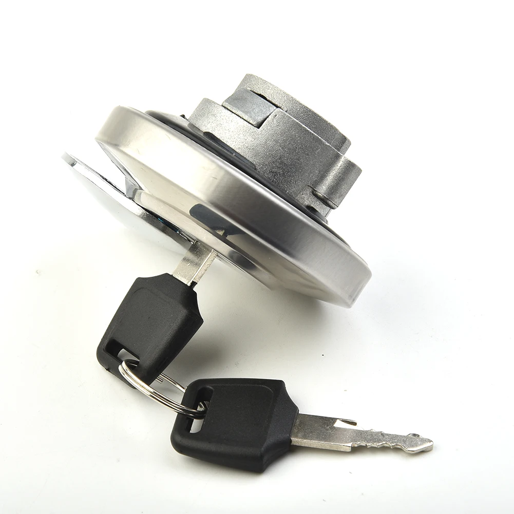 

Aluminum Fuel Lock Key Silver Gas Cap Tank Cover For Honda Shadow Spirit VT750 DC C2 VLX VT600 Sale Stock Practical