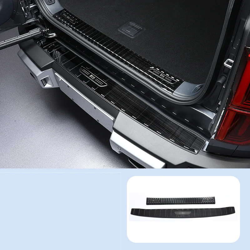 

Для BYD Leopard 5 2024 2025 автомобильный Стайлинг из нержавеющей стали, защита заднего бампера, защита багажника, протектор, автоаксессуары