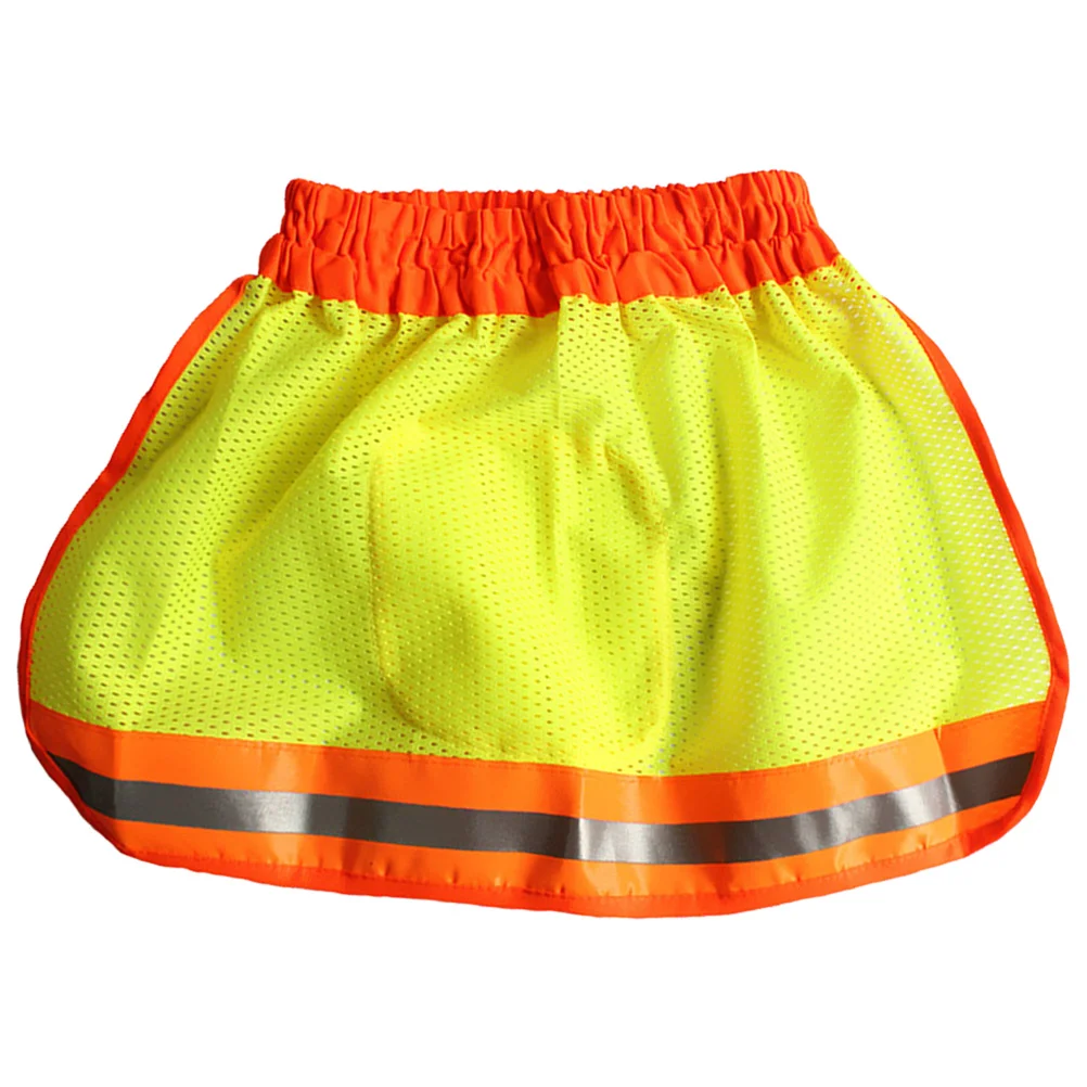 

4 Pcs Summer Hat Sun Mesh Hard Cover Safety Reflective Stripe Full Guard Breathable