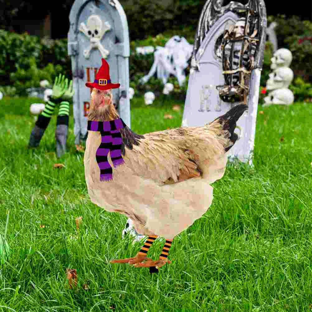 

Accessories Outdoor Adornment Lawn Stake Decorative Chicken Insert Garden Accessory Animal