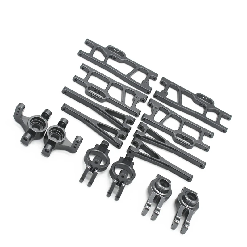 

Metal Upgrade Accessories Set Steering Block Hub Carrier Suspension Arm For Wltoys 104009 12402-A RC Car Parts
