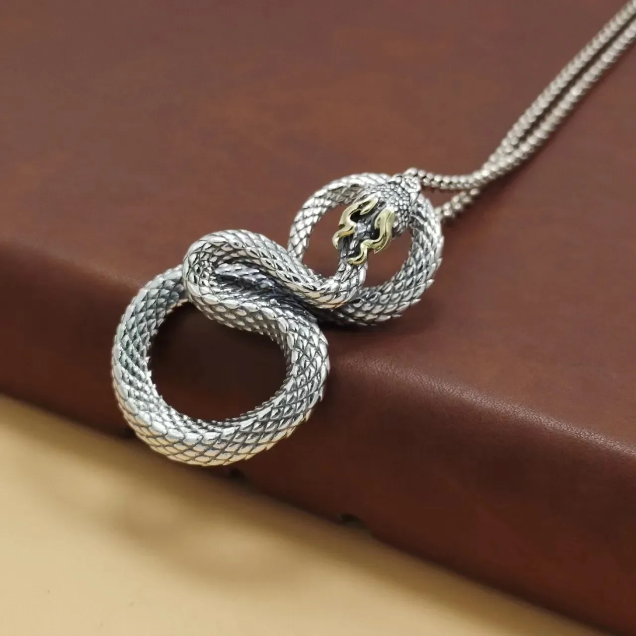 Кулон Jiaolong мужской из серебра 925 пробы уличная мода в стиле хип-хоп