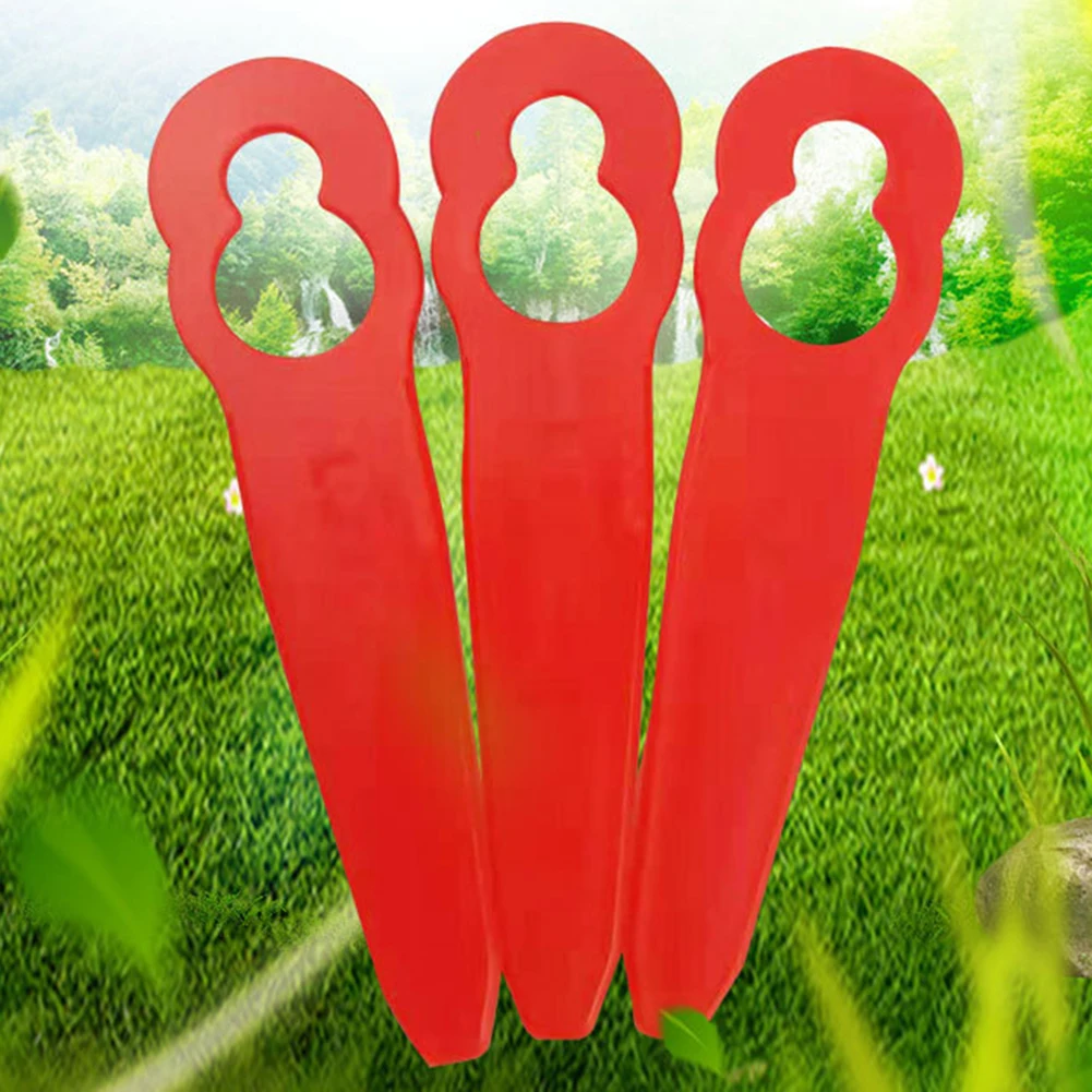 

40Pcs Grass Trimmer Practical Plastic Blade Lawn Mower for Tihl PolyCut 2-2 for Home Garden Yard Tool Supplies