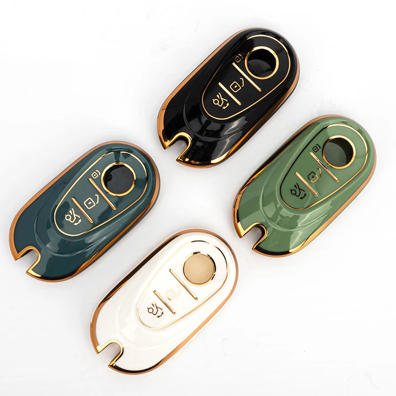 

TPU Car Key Case Full Cover Protection Shell For Mercedes Benz C S Class 2021 W206 W223 S350 C260 C300 S350L S400 S450 S500
