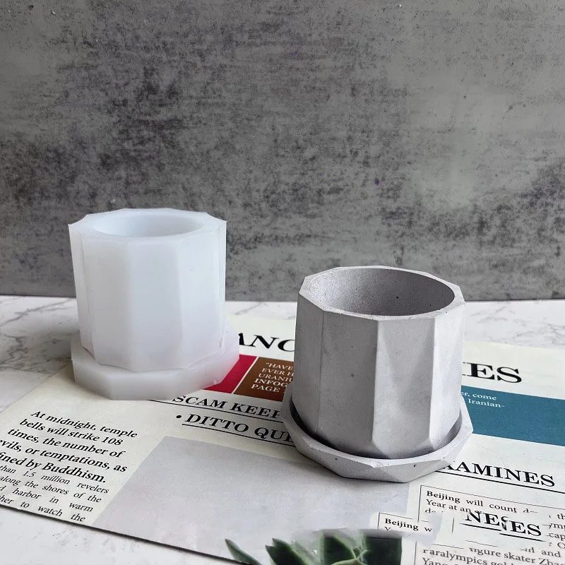 Силиконовая форма для эпоксидной смолы поднос хранения бетонных украшений литые