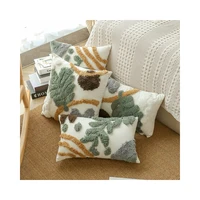 bohemian nordic ins sand hair throw pillow cushion plush sofa bedroom pillow cover living room decorative pillowcase