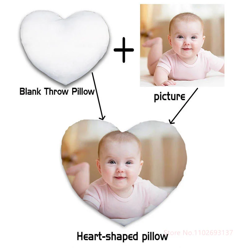 

Наволочка Nice Love в форме сердца для кровати, подушка на заказ, декоративные наволочки, домашний декор, гладкая ткань из полиэстера, 47x42 см