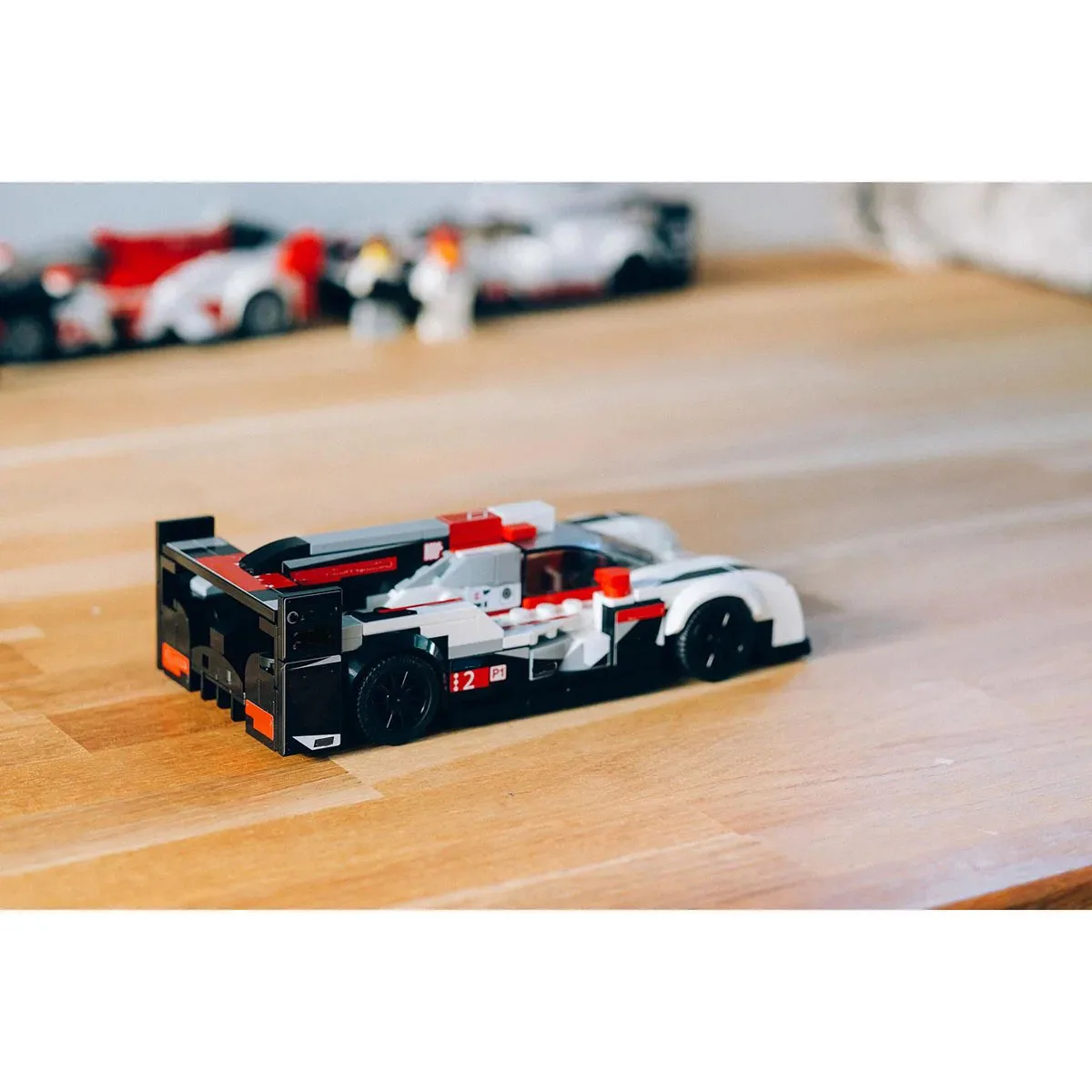 305 шт. MOC Le Mans Race Speed Champions DIY R18 QUATTRO # 2 строительные блоки гонки 2014 сборная модель