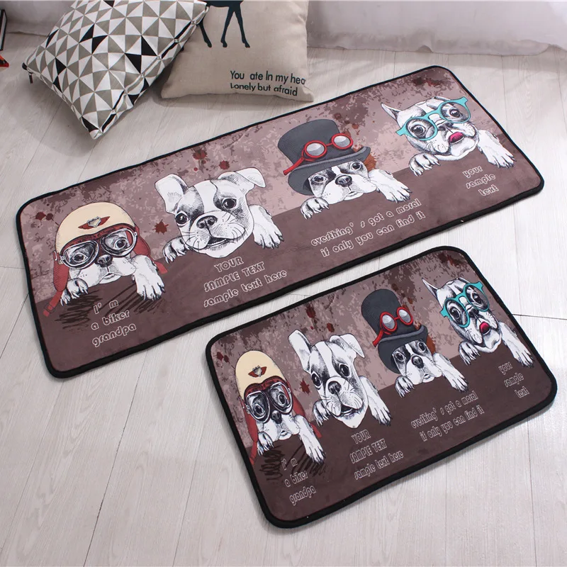 

Fashion Simple Nordic Style Kitchen Mat Floor Carpet Household Carpet Long Strip Door Mat Modern Home Decor