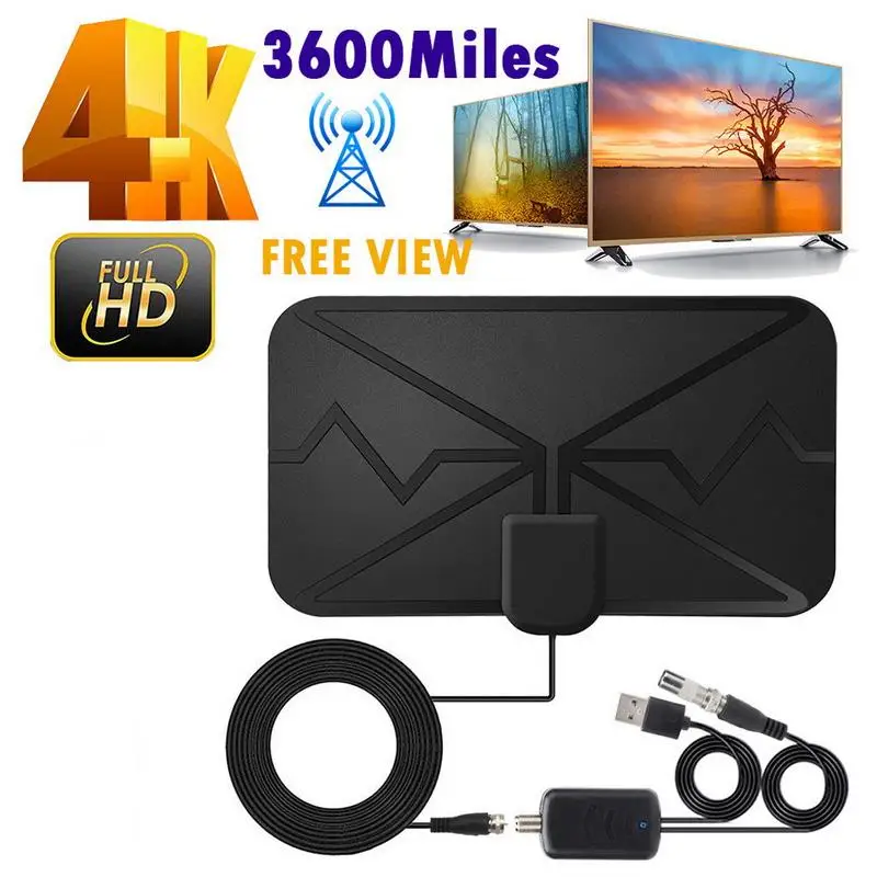 

HD Indoor DVB-T Digital Antenna 4K Free NBC TV Antenna