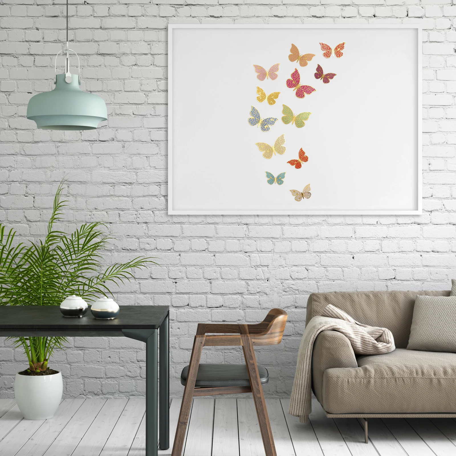 

24 Pcs Butterflies Wall Decals Wedding Decor Wall Stickers Vintage Decor Simulation Hollow Butterfly Decorate Baby Home decor