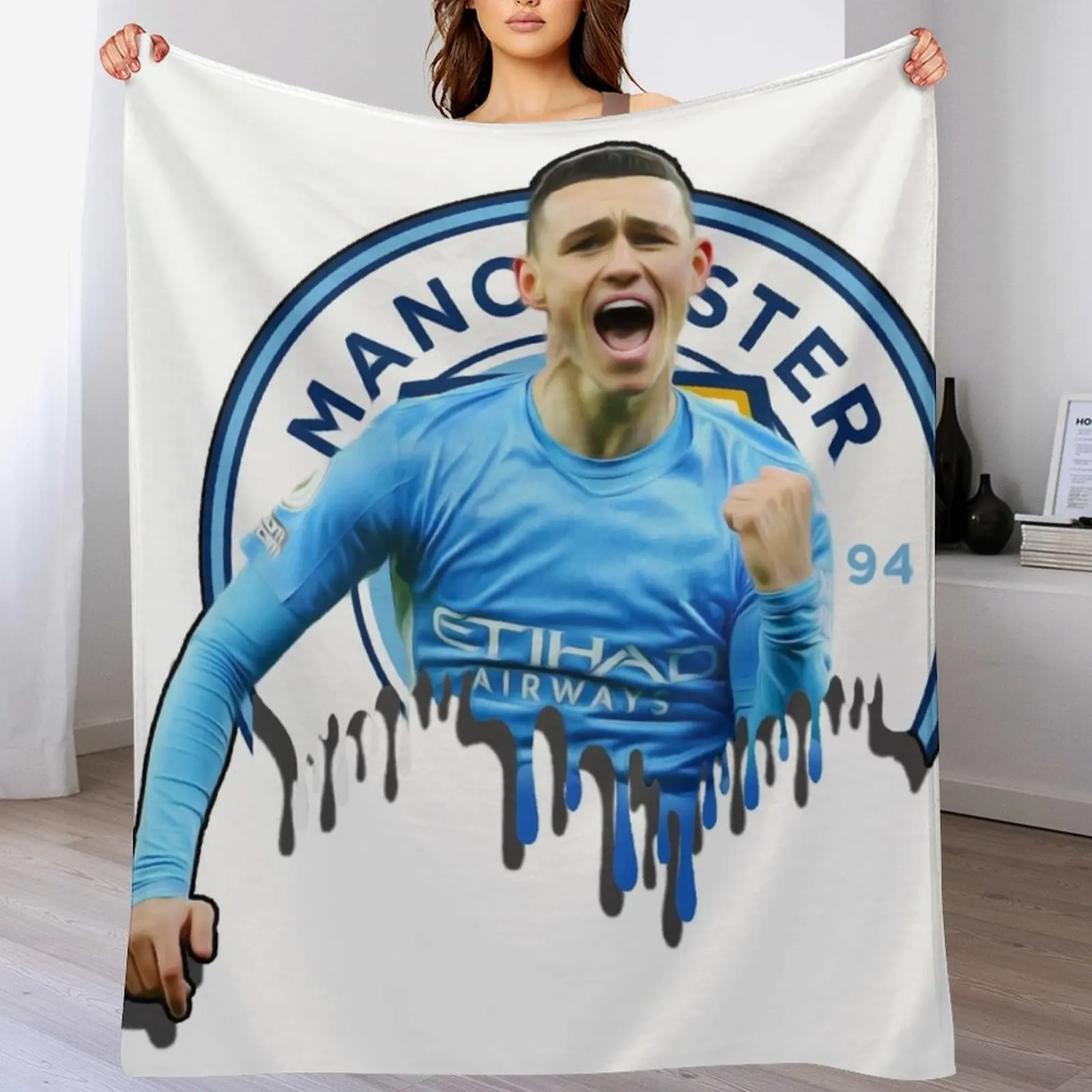 Одеяло PHIL FODEN GOAL CELEBRATION Polar Baby забавный подарок одеяла
