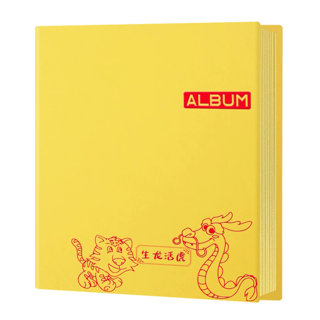 

Свадебный фотоальбом А4 из ПУ кожи, клейкий пыленепроницаемый альбом для скрапбукинга, подарок на день рождения