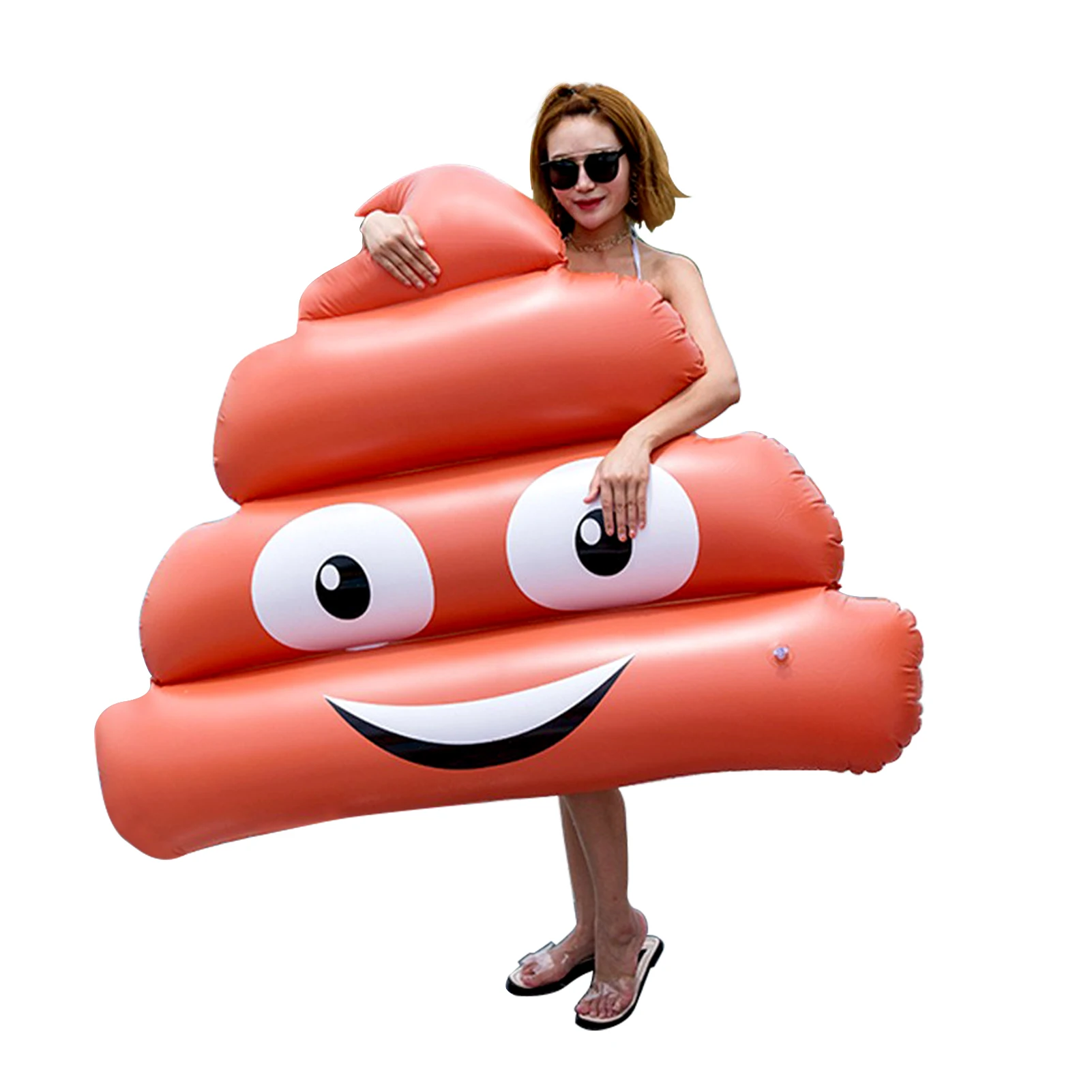 

Inflatable Poop Pool Float Swimming Pool Floats Multi-Purpose Swimming Rest Beds Pool Party Toys For Adults And Teenagers
