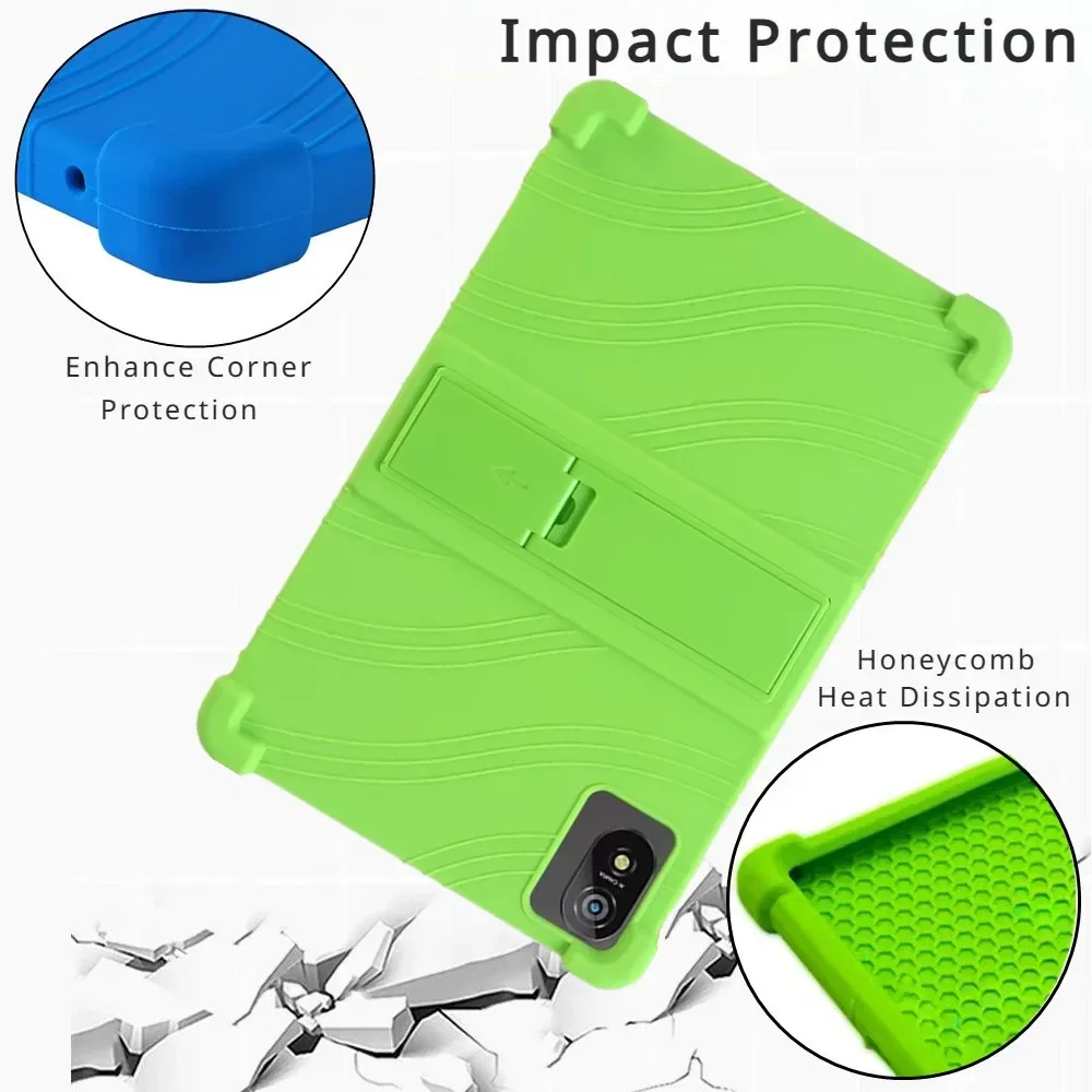 Детский чехол для Blackview Tab 18 мягкий силиконовый с подставкой защитный Tab18 12 дюймов