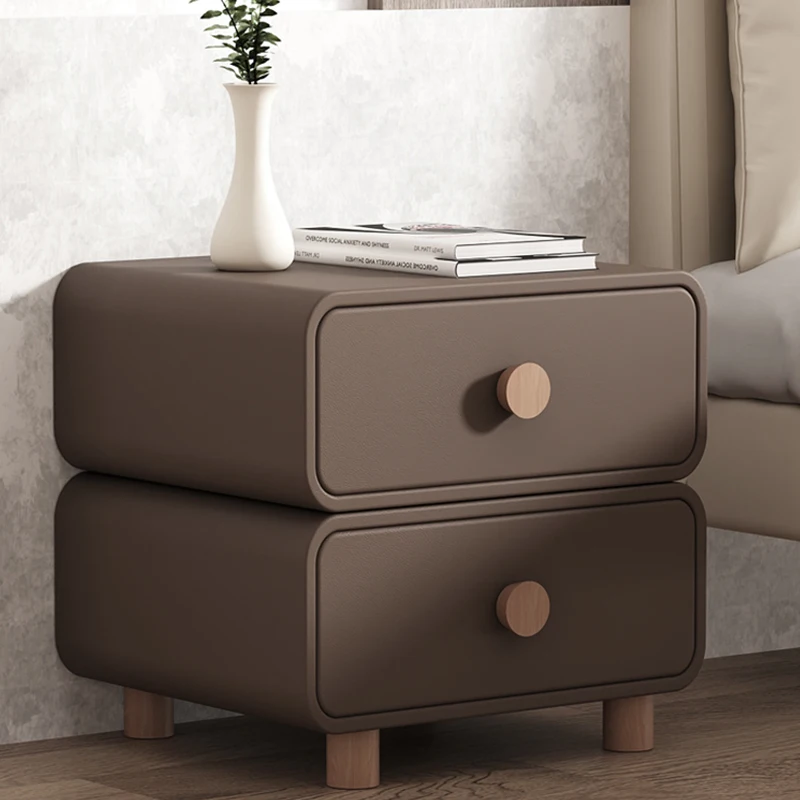 

Nordic Storage Cabinet Chest Comfortable Wooden Bedside Cabinet Bedroom Dressing Mesita De Noche Small Apartment Furniture MZY