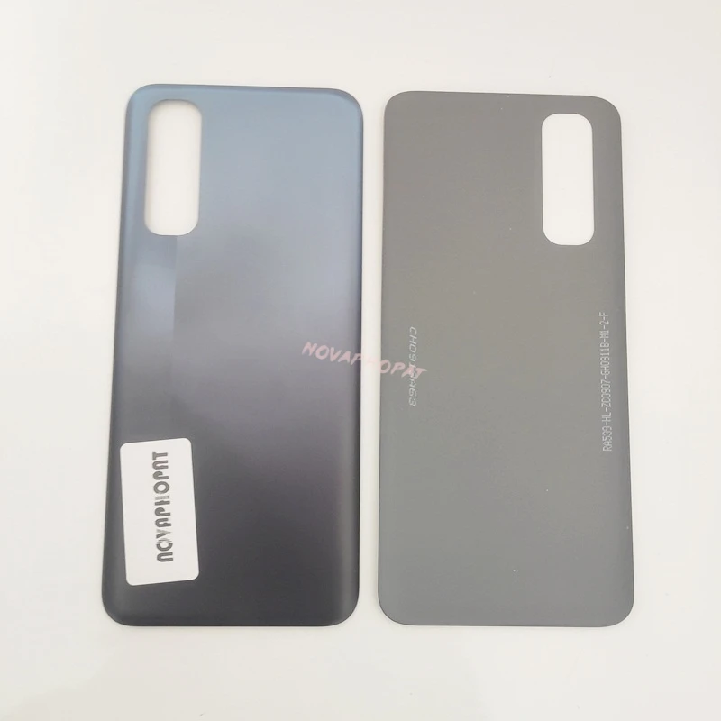 Фото Задняя крышка корпуса (дверца) для Oppo Realme 7 4G RMX2151 с рамкой LCD, боковыми кнопками громкости и линзой камеры №5