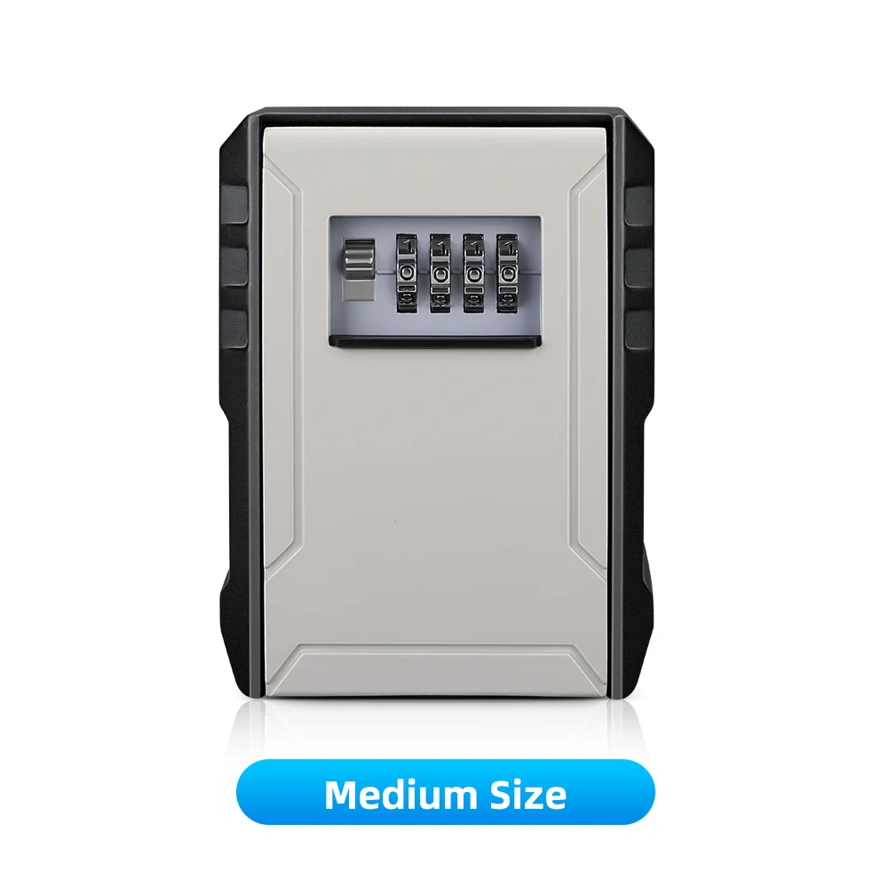 

WSDCAM Настенное крепление для ключей, ящик для хранения с паролем из цинкового сплава, 4-значный пароль, защитный ящик для ключей, органайзер cajaولات