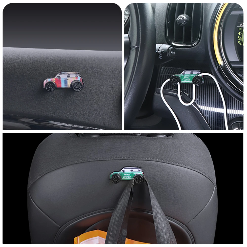 

Для MINI Cooper R56 R60 F54 F55 F56 F60 держатель для модельных крючков автомобиля держатель для приборной панели наклейка для хранения