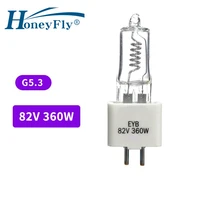 honeyfly 5pcs eyb g5 3 projector halogen bulb 82v 360w 3100k quartz glass capsule clear bulb