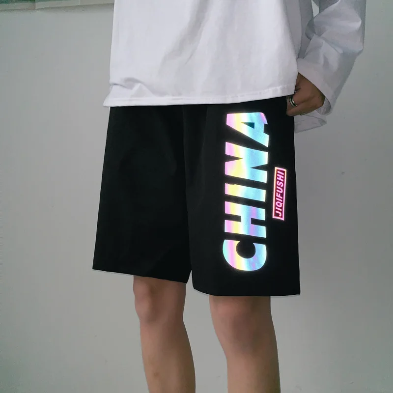 

Summer Men Shorts Fashion Brand Board Shorts Breathable Men's Comfortable Loose Polyester Running Fitness Casual Sport Shorts