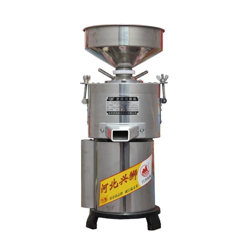 

15kg/h Tahini Machine Peanut Butter Machine 100 Type Butter Machine Food Processor Commercial Home 1100W Sesame Masher 220V/110V