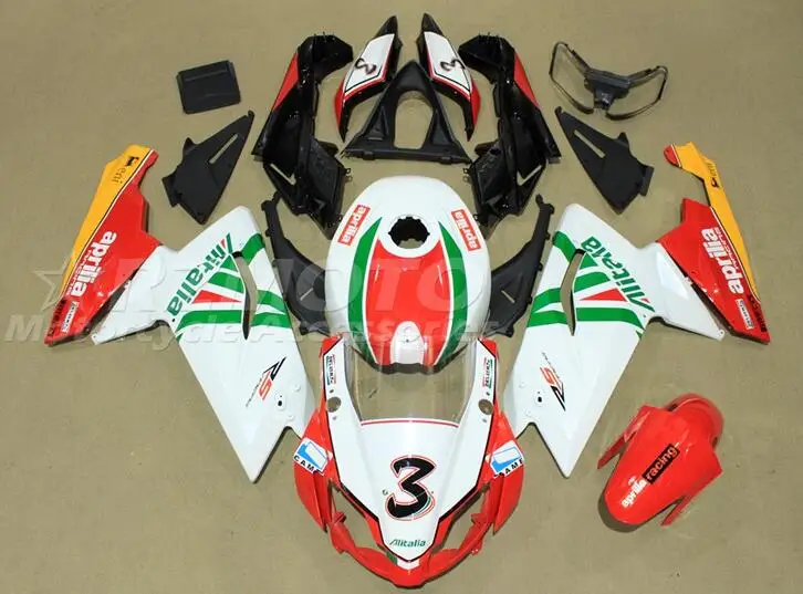 

New ABS Fairings Kit Fit For Aprilia RS4 50 125 RS125 2006 2007 2008 2009 2010 2011 06 07 08 09 10 11 Bodywork Set Number 3