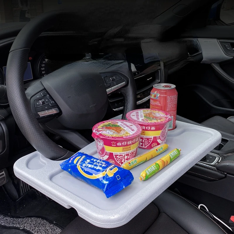 Car Table Steering Wheel Eat Work Cart Drink Food Coffee Goods Holder Tray Car Laptop Computer Desk Mount Stand Seat Table
