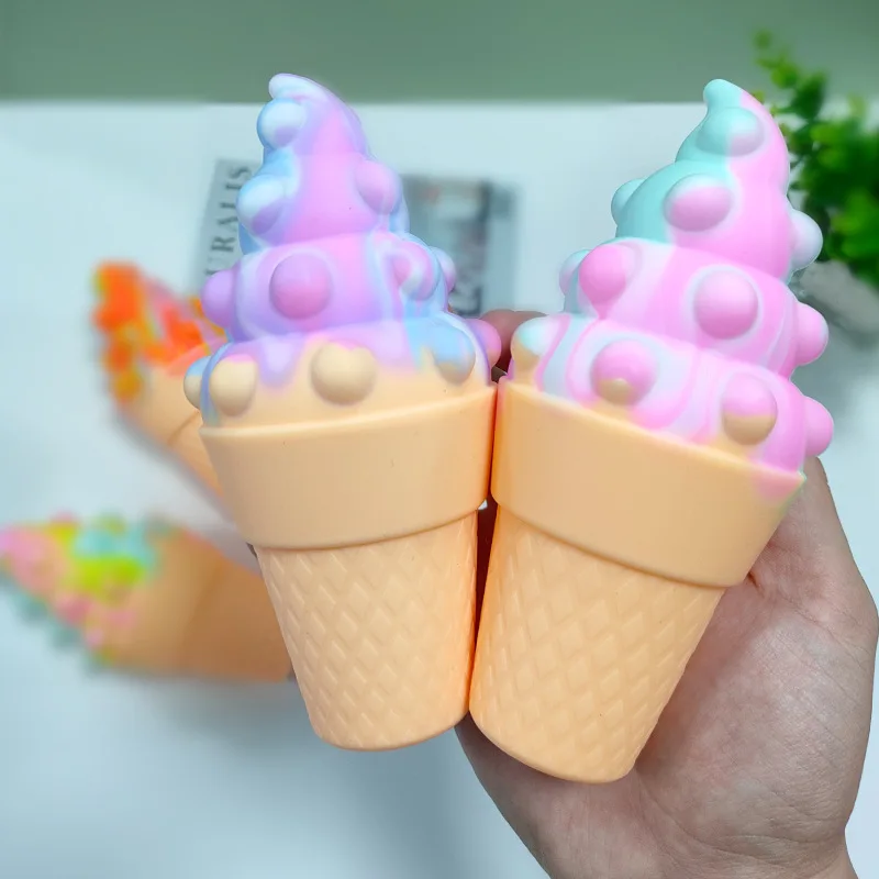 

Soft Slow Rising Squishy Kids Cute Lovely Jumbo Big Rainbow Galaxy Ice Cream Cone Squishy Toys With Scented for Kids Gift