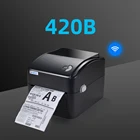 Беспроводной высокоскоростной принтер для печати этикеток Vretti 420B, Wi-Fi порт, 4*6 дюймов, поддержка портов, несколько систем, экспресс-почта