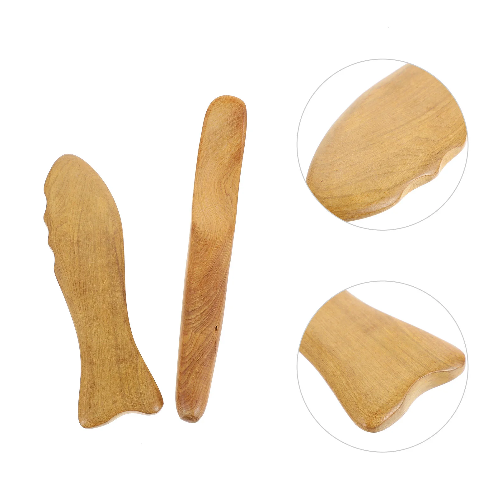 

2PCS Sandal Wood Massager Tool for Home Portable Board