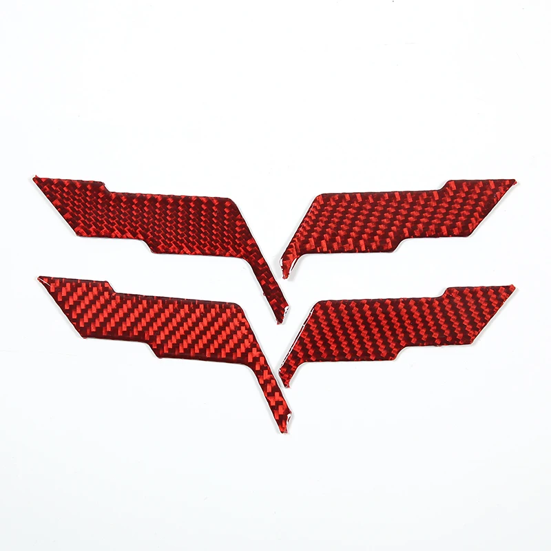 Для Chevrolet Corvette C6 2005-2016 мягкая углеродная волоконная Автомобильная Передняя