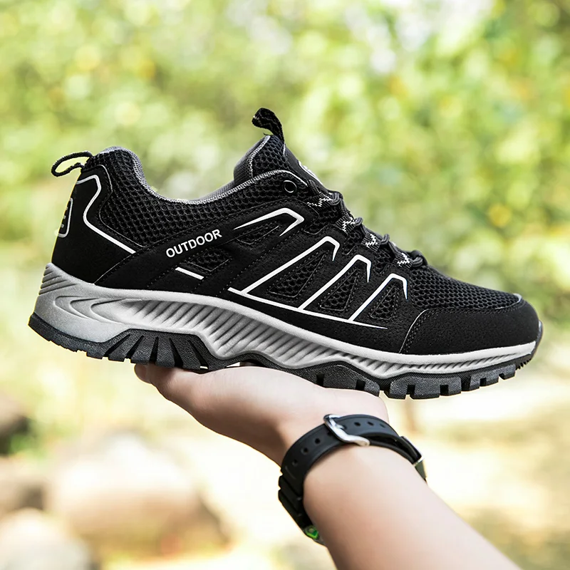 

Big Size 36-46 Couples Hiking Shoes Women Breathable Trekking Sneakers 2022 New Mens Shoes Sports Shoes Low Top Outdoor Sneakers