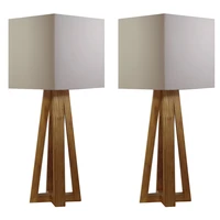 modern beige quadrift lampshade set 52cm square