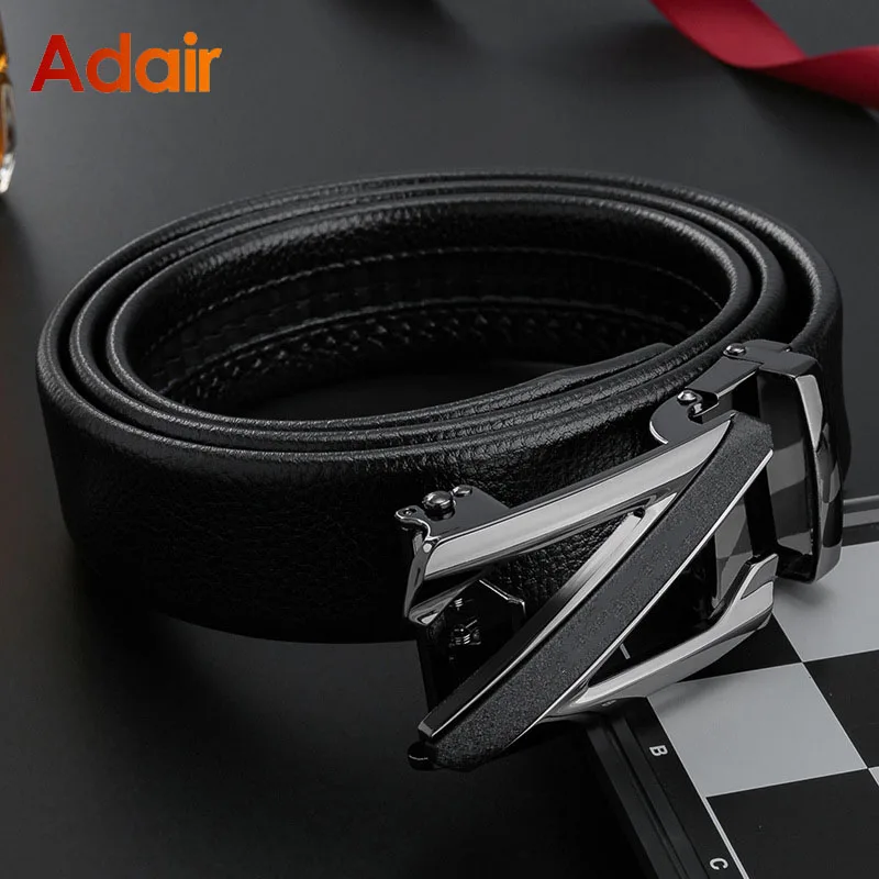 

Men Belt Business Work High Quality Leather Casual Fashion Famous Luxury Belt Automatic Buckle Belt for Men Classy Strap ZD2198