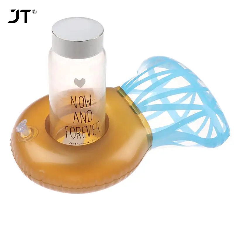 

Creative Inflatable diamond ring Floating Cup Holder Pool Swim Ring Water Toys Party Boats Baby Pool Toys Drink Holders