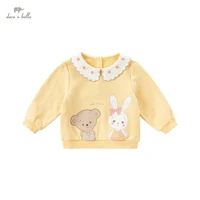 dave bella autumn baby girls boys sweaters coat kids pullovers tops child cartoon bear rabbit boutique top db3223003