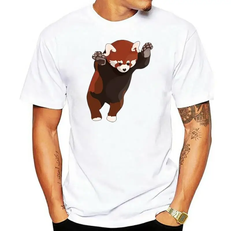 Мужская футболка с красной пандой и медведем Футболка принтом Красной панды