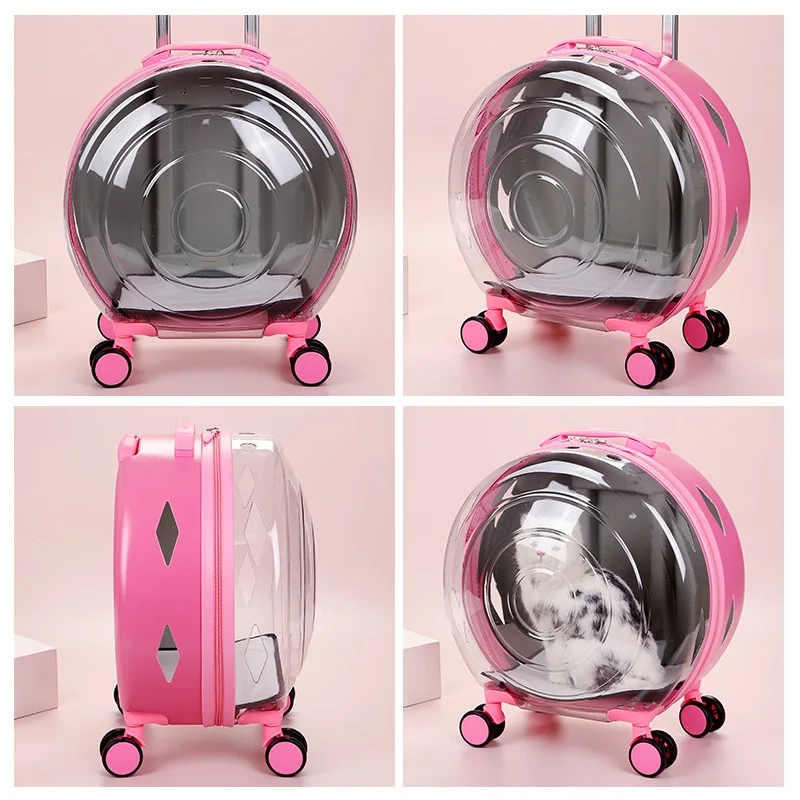 Прозрачный чехол с окошком для кошек и собак дорожная уличная сумка космические