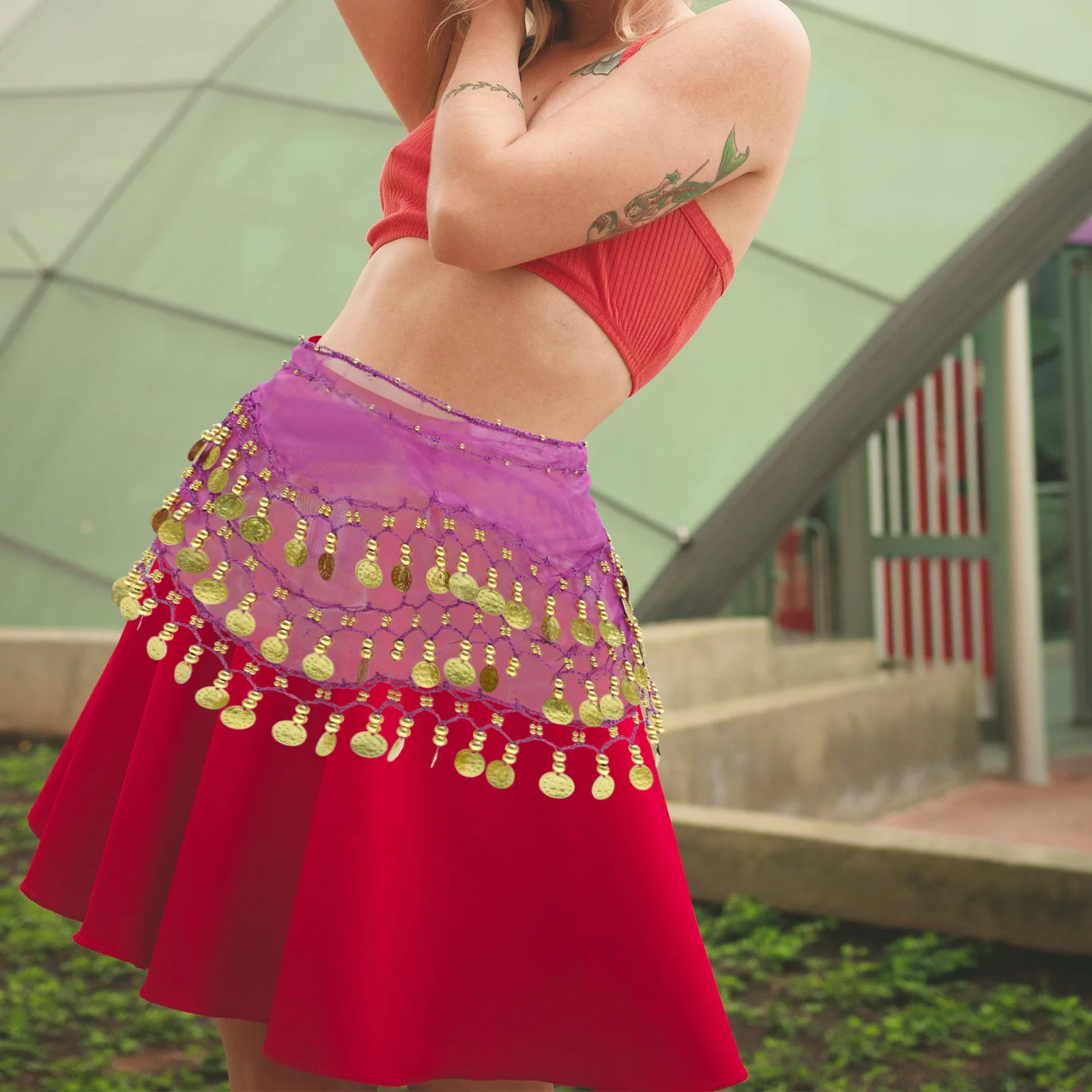 Танцевальная одежда. Женская Юбка. Одежда для танцев. Пиратские аксессуары.