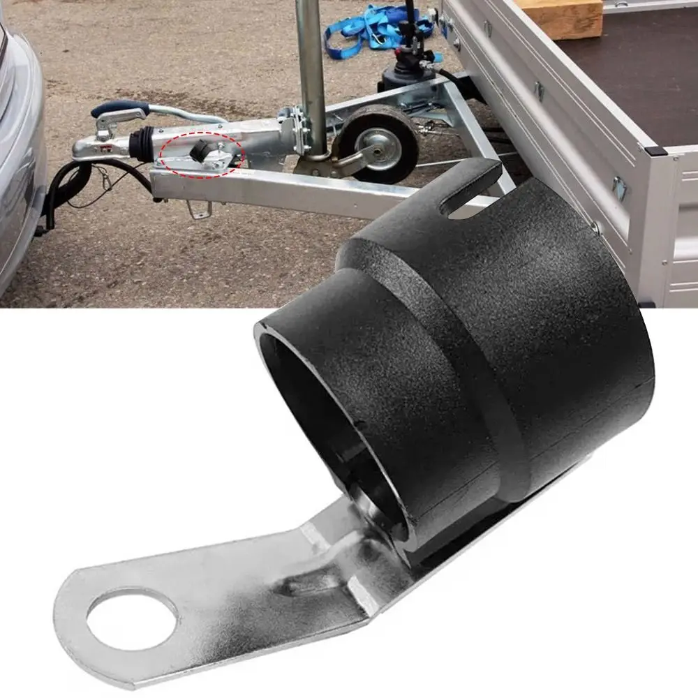 

Sturdy Universal Weatherproof 7-13 Pin Trailer Plug Holder Trailer Connector Trailer Drawbar Trailer Mounting Plug