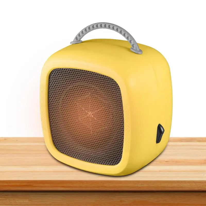 

Электрический нагреватель для помещений 600 Вт, эффективный портативный электрический нагреватель с двумя режимами, ручной бесшумный мини-нагреватель, регулируемый маленький нагреватель