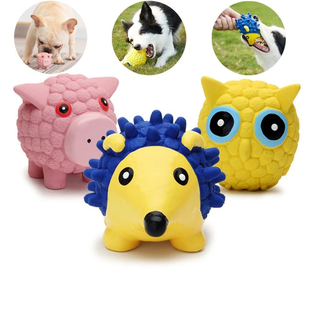 

Веселая игрушка для домашних животных для маленького внутреннего интерактивного латексного щенка, пищалка, игрушки для собак, зубная щетка против укусов, жевательная игрушка, аксессуары, продукт